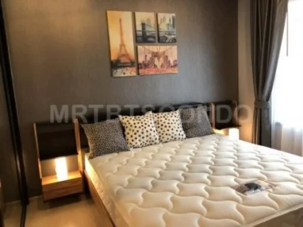 for rent Life Asoke 29 sqm 1 BED level 12 MRT PETCHABURI fully furnished