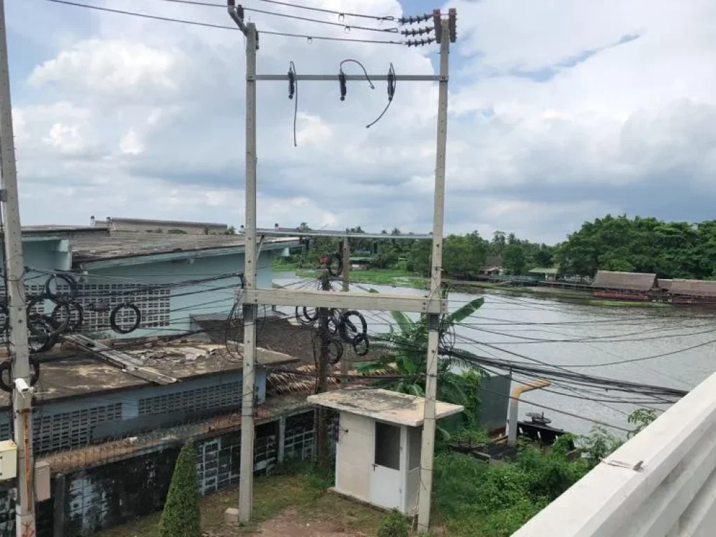 ขายที่ดินสวย ริมแม่น้ำท่าจีน สามพราน นครปฐม ราคาถูก เหมาะทำร้านอาหารริมน้ำ