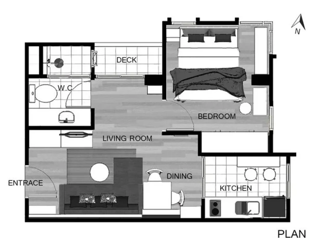 ด่วนขาย 249 ล้านบาท แฮปปี้ รัชดา 18 Happy Condo Ratchada 18 ห้องมุม ตกแต่งสวย