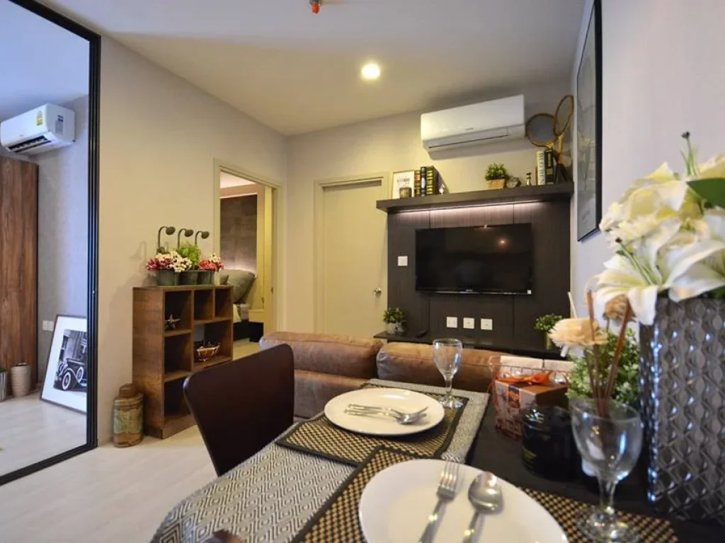 FOR RENT ให้เช่า คอนโด BTS พระโขนง 2 Bedroom แต่งครบ