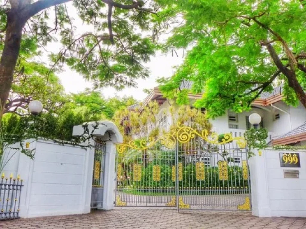 รหัสC1376 ให้เช่าบ้านเดี่ยวสุดหรูย่านบางนา โครงการ Lake Side Villa 1 บางนา กม5