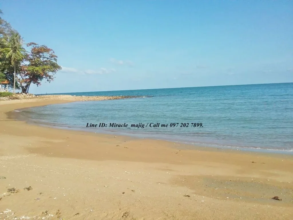 มีที่ดินติดชายทะเลหาดสวยชุมพร