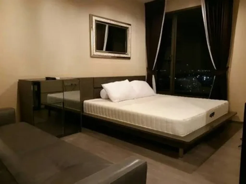 For Rent NYE by Sansiri 64ตรมตึกB2นอน2น้ำ ระเบียงทิศใต้ ห่างวงเวียนใหญ่ 200เมตร เช่า 30000