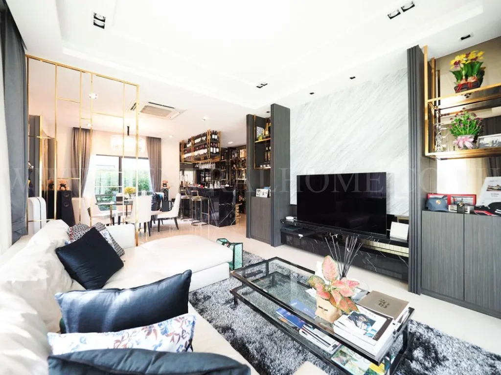 บ้านเดี่ยว บุราสิริ ราชพฤกษ์ - 345 Fully Furnished หลังมุม ถนนเมน