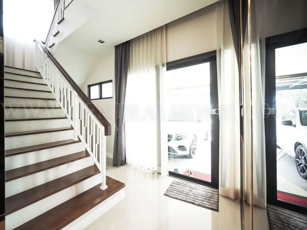 บ้านเดี่ยว บุราสิริ ราชพฤกษ์ - 345 Fully Furnished หลังมุม ถนนเมน