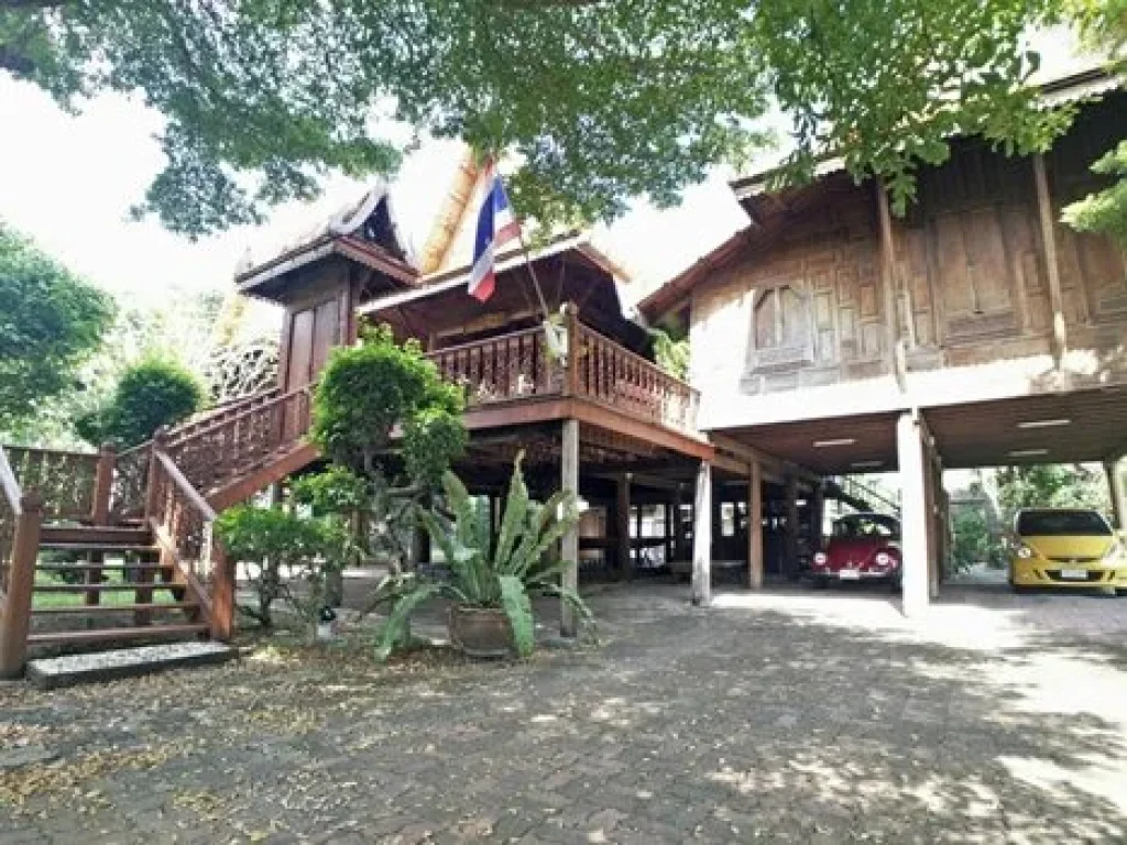 ให้เช่า บ้านเรือนไทย ในกรุงเทพ ซนวมินทร์ 145 Thai Wood House in Bangkok