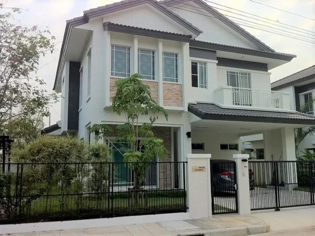 For Rent บ้านหลังมุมพร้อมอยู่ โครงการมัณฑนาแจ้งวัฒนะ ราชพฤกษ์