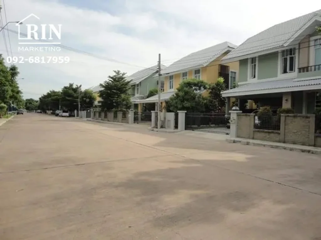 ขายบ้านเดี่ยวหรู Milton Residence Ramintra ติดสถานีรถไฟฟ้าสีชมพู เนื้อที่ 99 ตรว