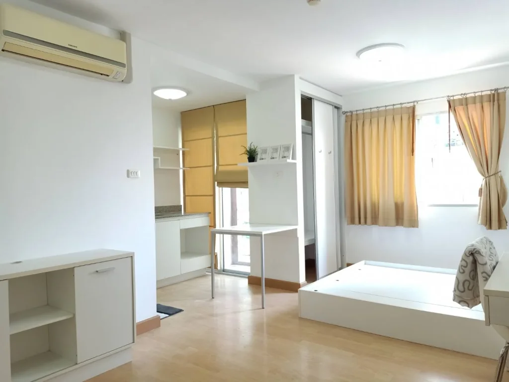 ขาย Smart Condo ชั้น 5 แบบ Studio เฟอร์ตามรูปเพียง 799000 บาท เท่านั้น ยื่นกู้ฟรี