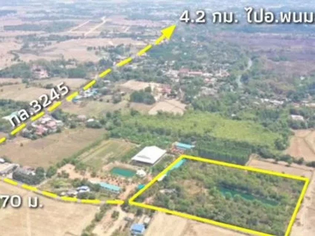 ขายที่ดินสวย จังหวัดฉะเชิงเทรา 6159 ตรว อยู่ในเขต EEC อำเภอพนมสารคาม