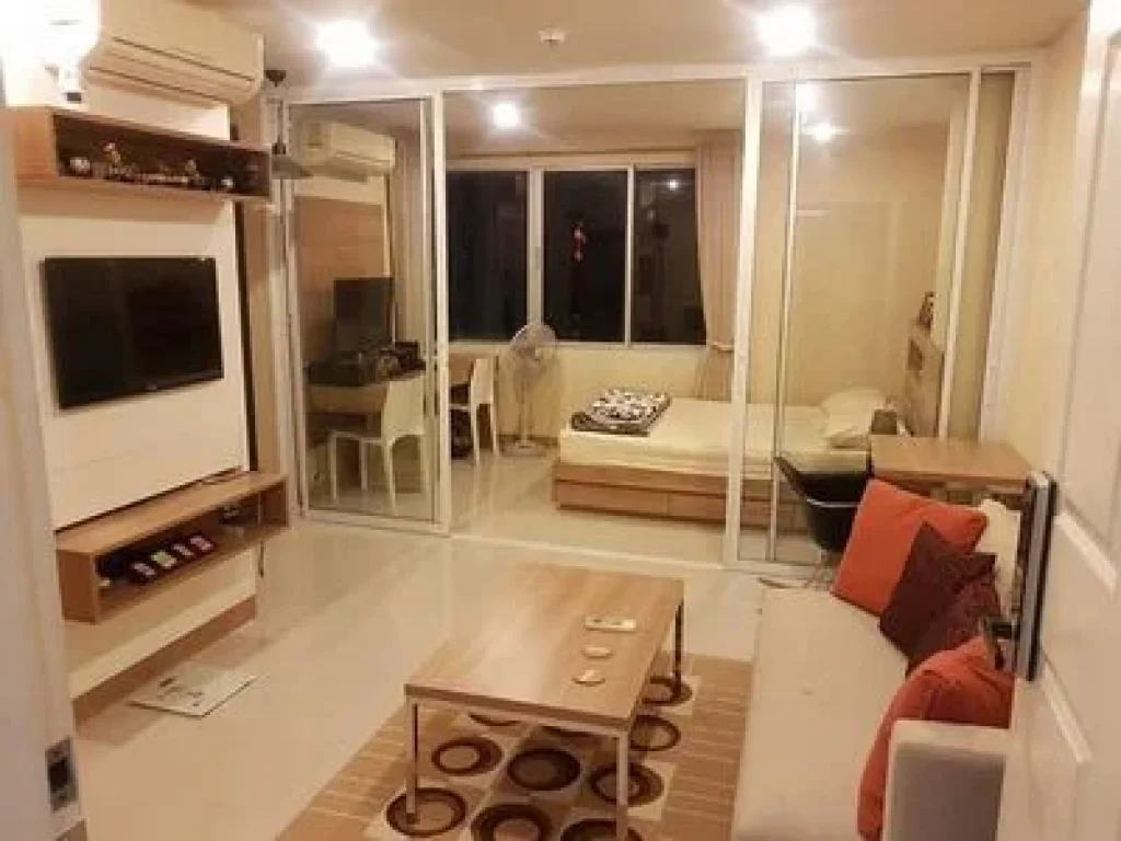 For Rent Cattleya Condo Sukhumvit72 ห้องมุมระเบียงไม่ติดห้องอื่น