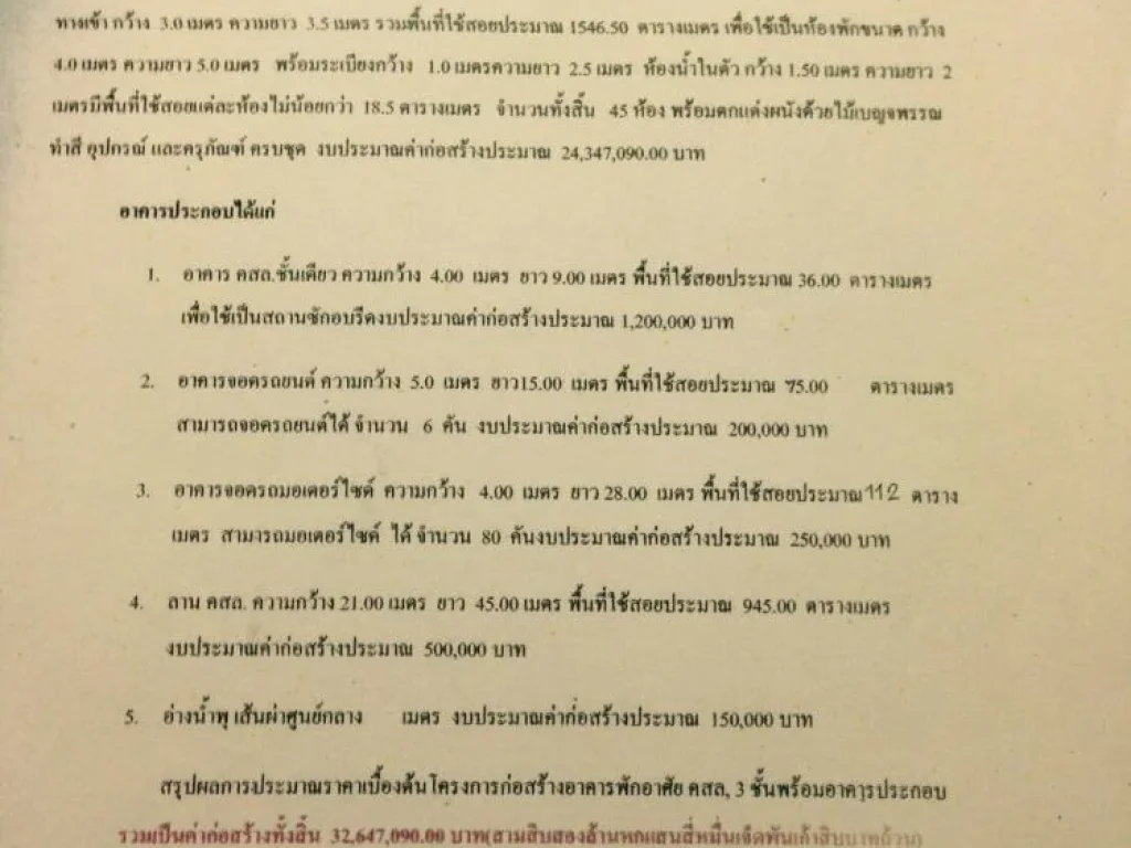 ขายด่วน หอพักหลังมนเรศวร 45 ห้อง เฟอร์นิเจอร์ครบ 135 ล้านบาท พลาดไม่ได้ค่ะ