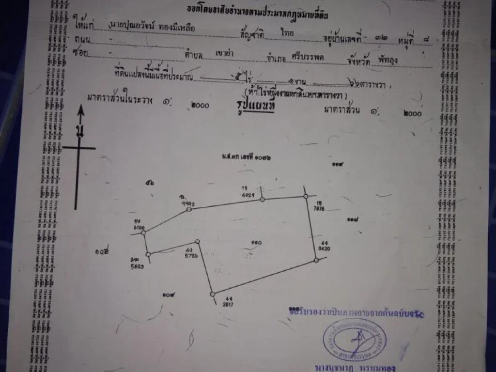 ขายด่วนนนที่ดินพร้อมสวนยาง5ไร่มาดูที่ได้