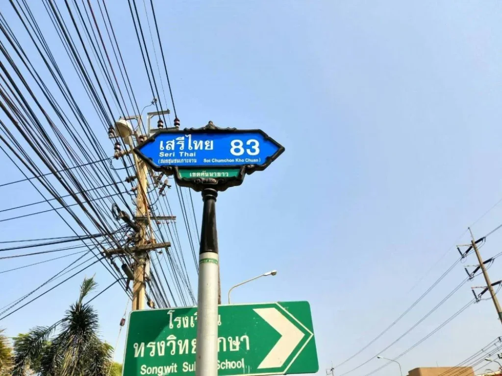 ขายที่ดินถูกมากๆ 848 ตรว เสรีไทย83 สุดซอยซ้ายมือ