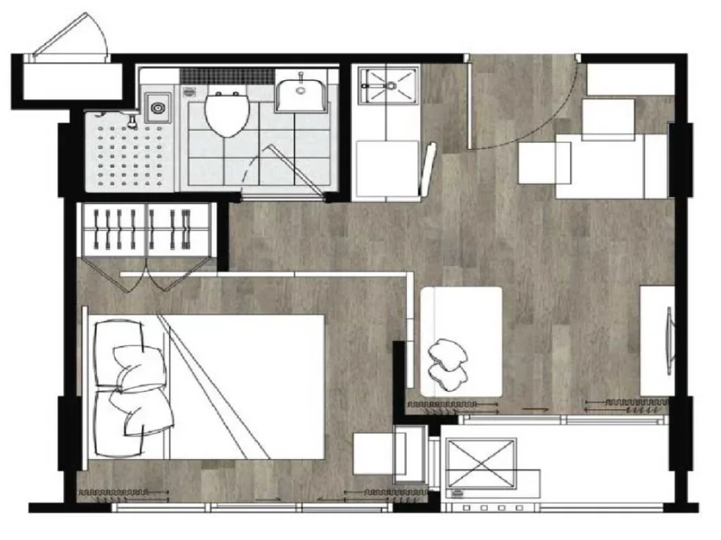 ขายดาวน์ด่วน คอนโดโครงการ D-Park Condo สวนเสือศรีราชา