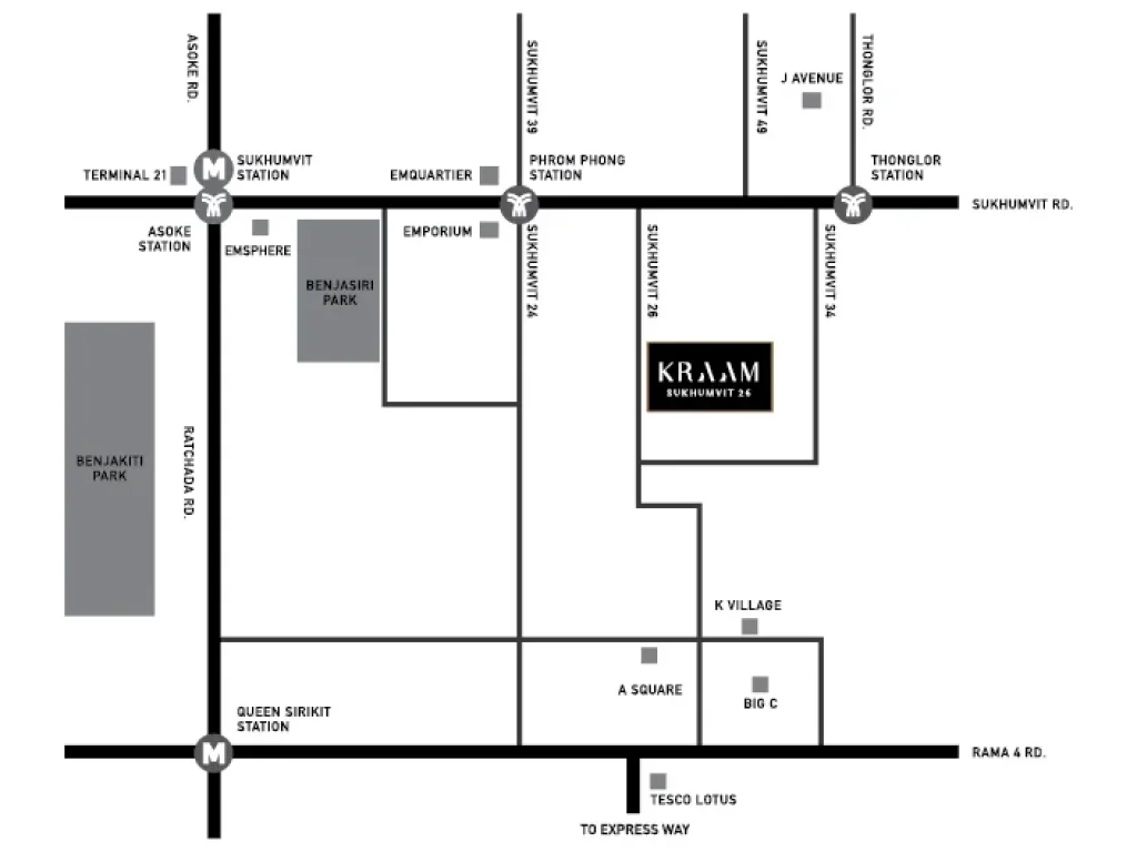 ขายคอนโด Kraam Sukhumvit 26 คราม สุขุมวิท 26 ขนาด 2 ห้องนอน 129 ตรม BTS พร้อมพงษ์