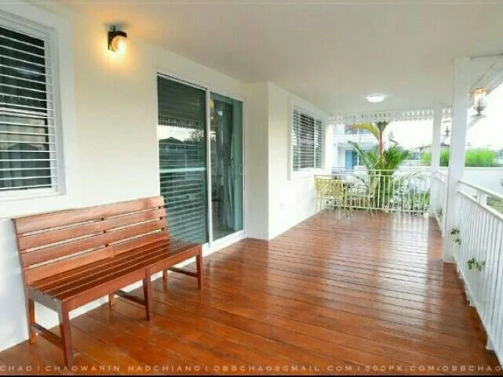 บ้านเดี่ยวมีพื้นที่ ใจกลางเมืองระยอง Detached House near golf club and hospital