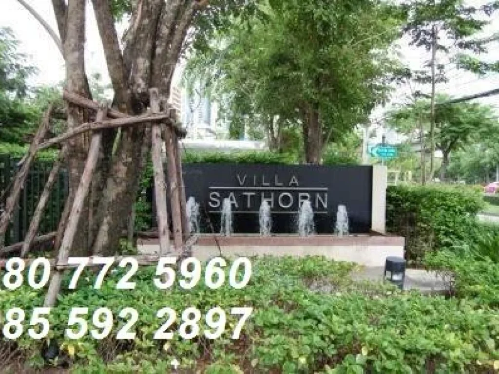 คอนโดให้เช่า villa sathorn วิลล่า สาทร Villa Sathorn กรุงธนบุรี คลองต้นไทร คลองสาน 3 พร้อมอยู่ ราคาถูก