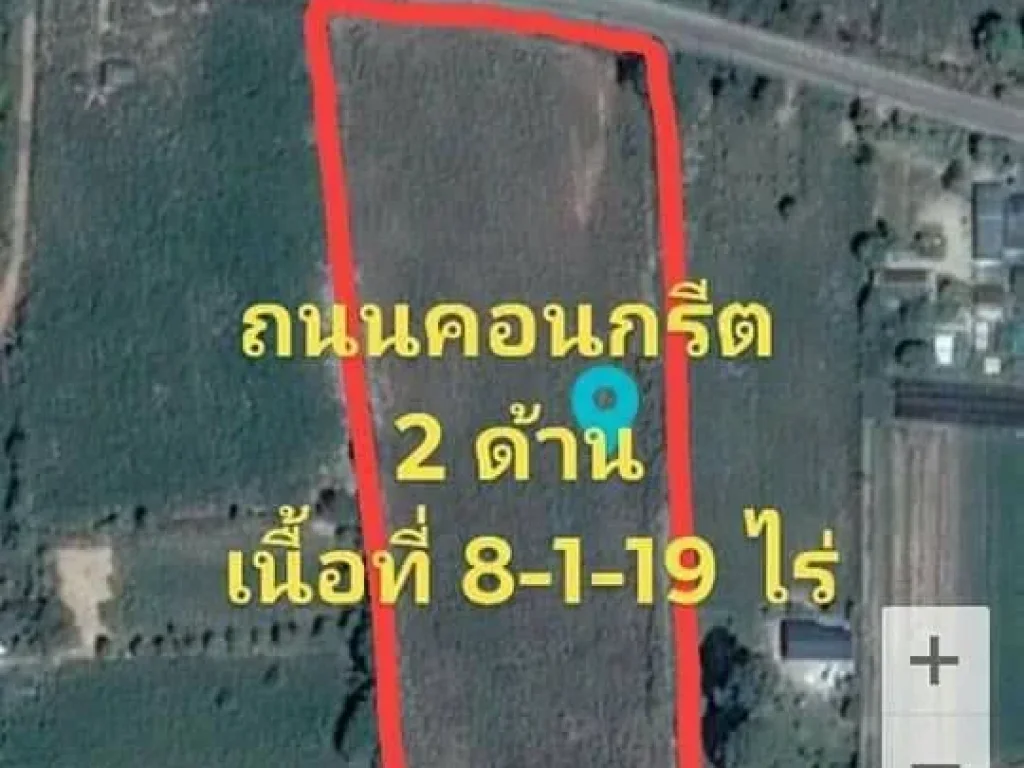 ขายที่ดิน 8 ไร่ 1 งาน 19 ตรว ราคาถูก