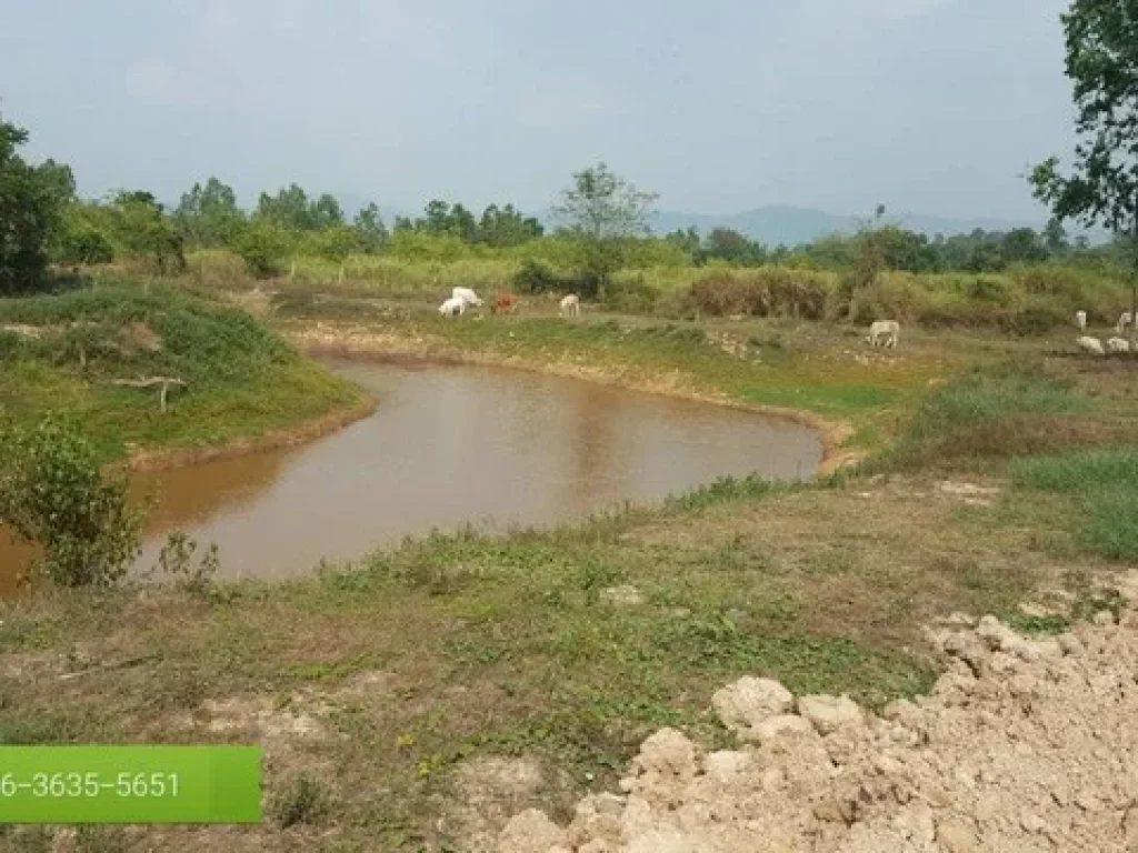 ที่ดิน บรรยากาศท้องทุ่ง วิวเขา ท้ายแปลงติดคลอง เนื้อที่ 2ไร่1งาน05ตรว