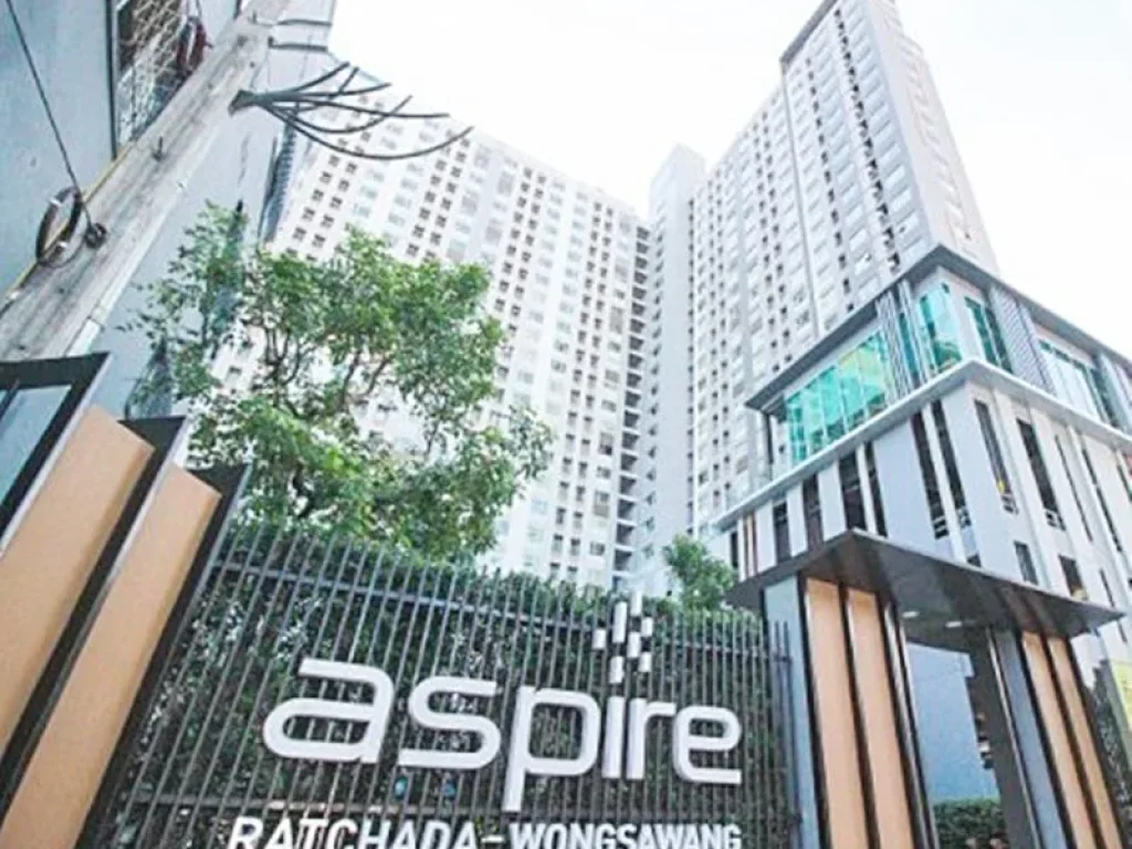 Aspire Ratchada-Wongsawang Condo วิวสระ คอนโดหรูสไตล์ญี่ปุ่น แต่งครบ ใกล้รถไฟฟ้า เพียง 50 เมตร ขายถูกกว่าโครงการ