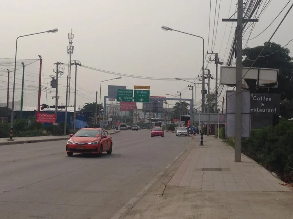 ขายที่ดิน ถนนหทัยราฏษร์ ลำลูกกา ปทุมธานี