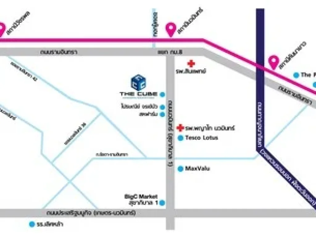 ขายดาวน์คอนโด The Cube Nawamin Ramintra เดอะคิวบ์ นวมินทร์ รามอินทรา 1 ห้องนอน 1 ห้องน้ำ ขนาด 24ตรม