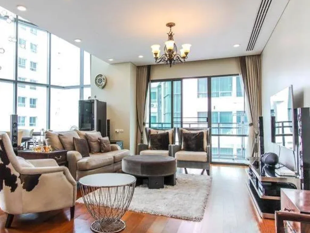 ขายด่วน ให้เช่า ห้องสวยแบบ Duplex 3 ห้องนอน ที่ คอนโด Bright Sukhumvit 24 เพียง 5 นาทีจาก BTS พร้อมพงษ์ For Sale RentA Beautiful and Nicely Dé