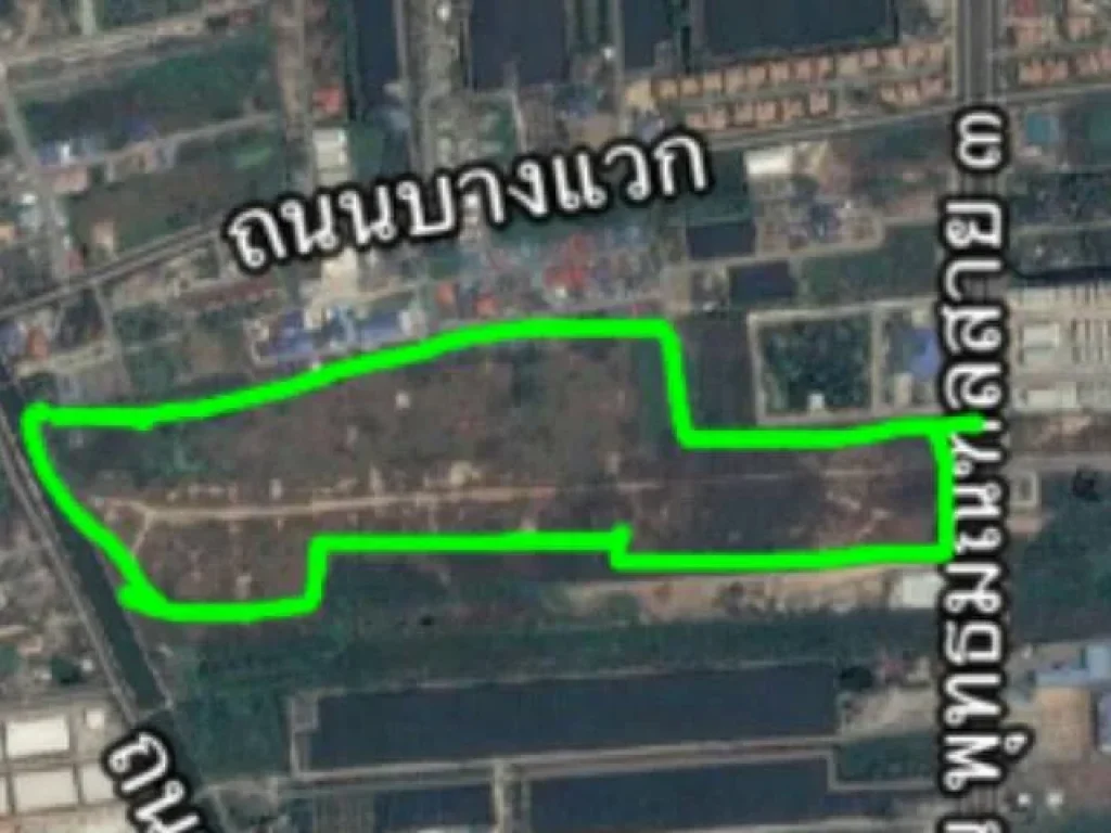 ขายที่ดินด้านหน้าติดพุทธมณฑลสาย 3 ด้านหลังติดถนนทวีวัฒนา เยื้องสนามหลวง 2