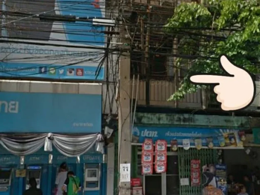 ขายดาวน์ ร้านค้าติดถนนทำเลทองใจกลางเมืองย่านราชวัตร