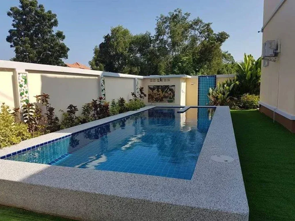 Single house pool villa for sale Huahin 112 ขายบ้านเดี่ยวสองชั้นพร้อมเฟอร์นิเจอร์ ฯลฯ