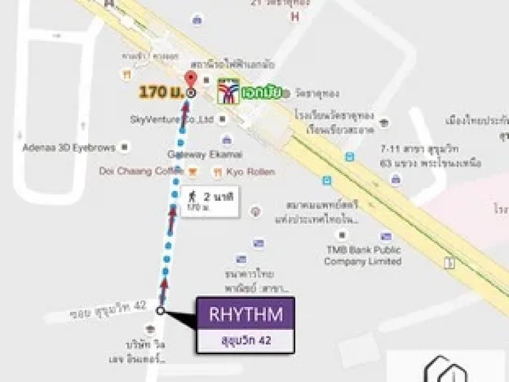 ให้เช่า Rhythm 42 1 นอน 48 ตรม ราคาถูก ห้องสวย 089 965 1971