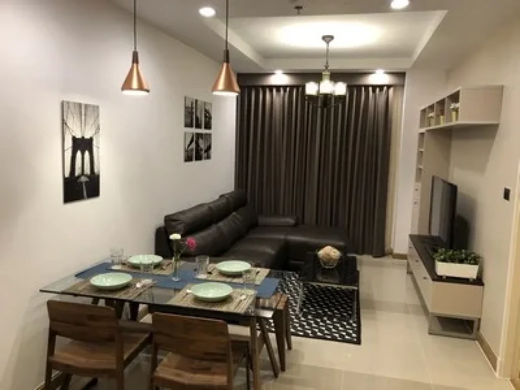 Supalai Wellington Ratchada Brand-new 1 fully-furnished Bedroom for Rent