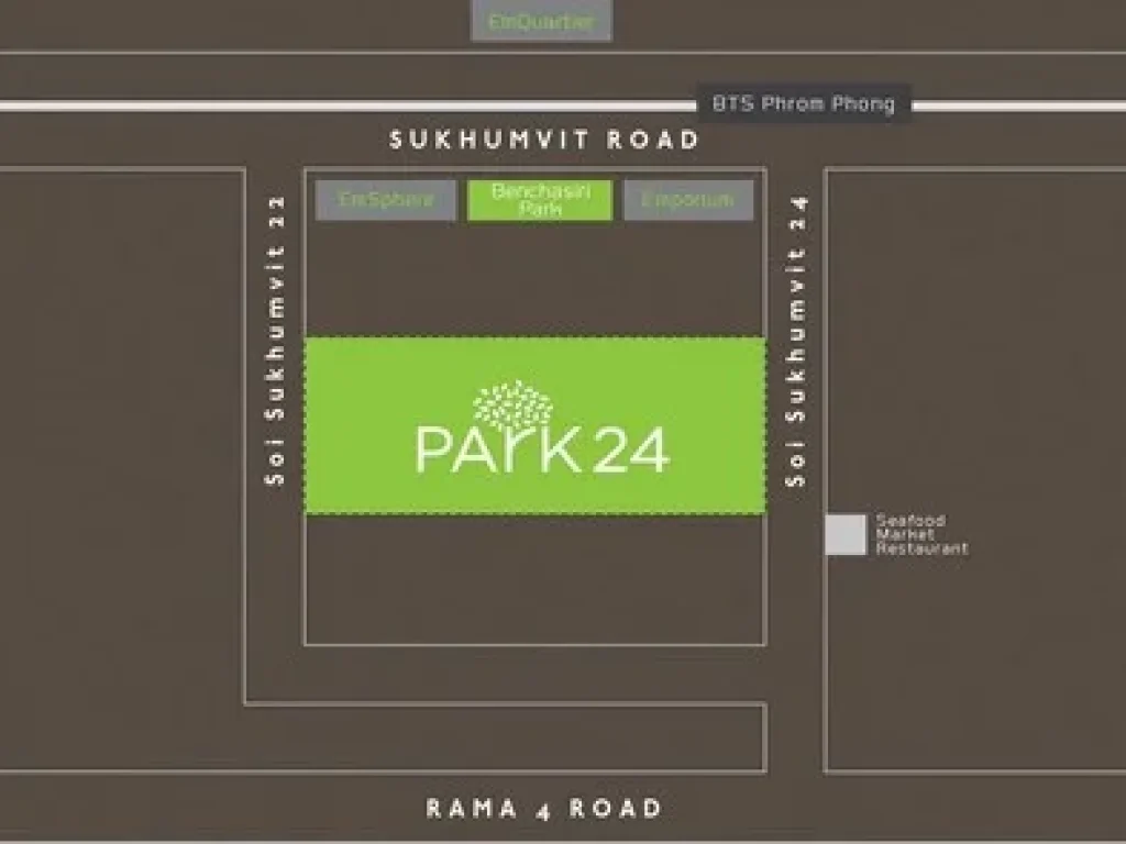 ให้เช่า โครงการ Park 24 1 bedroom 32 sqm ใจกลางเมืองอย่างย่านพร้อมพงษ์