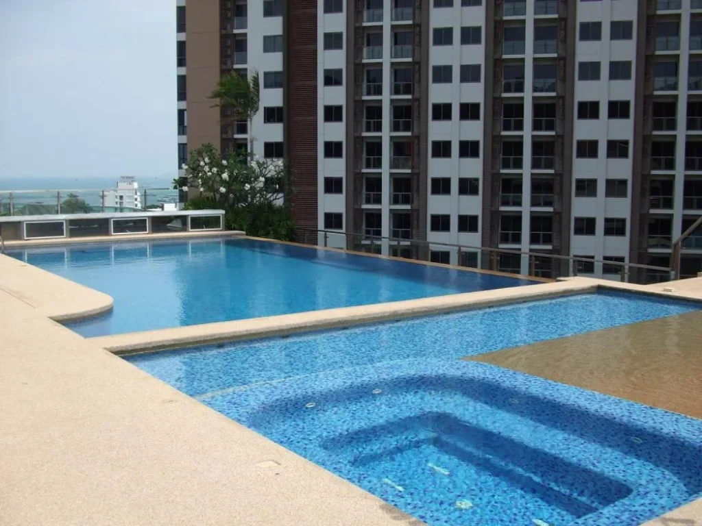 คอนโดสวย ใกล้ชายหาด โครงการ Pattaya Height condo ชั้น 1พทใช้สอย 97 ตรม 2 ห้องนอน 2ห้องน้ำ