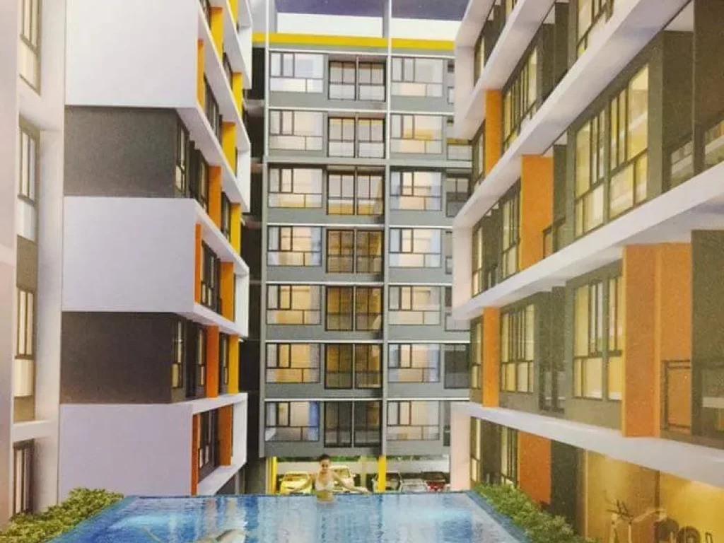 ขาย Condo the cude นวมินทร์ ตึก A ติดถนน ชั้น3 24ตรม 1ห้องนอน 1ห้องน้ำ แขวงคันนายาว เขตคันนายาว กทมฯ