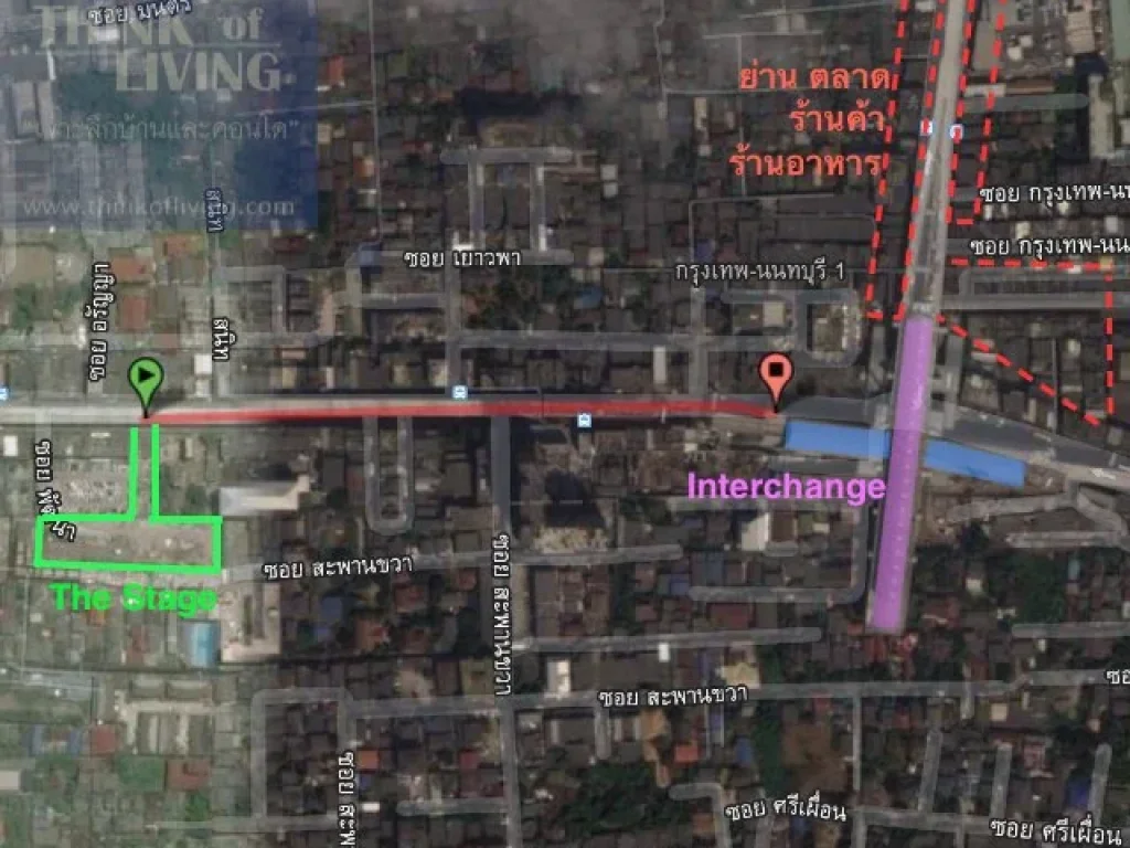 ขายคอนโด เดอะ สเตจ เตาปูน อินเตอร์เชนจ์ The Stage Taopoon Interchange ชั้น 33 วิวแม่น้ำ 2630 ตรม 1ห้องนอน 1ห้องน้ำ