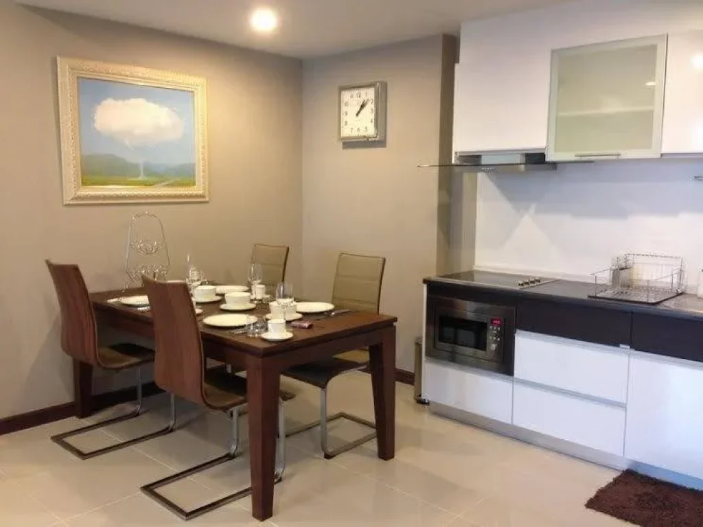 เช่าด่วน คอนโด Supalai Premier Asoke แบบ 2 ห้องนอน แต่งสวย ห้องมุม 5 นาทีจาก MRT เพชรบุรี For Rent A Nicely Furnished 2 Bedroom Unit- 5 Min from M