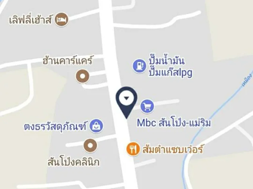 ขายที่ดินติดถนนหลวง107 แม่ริม