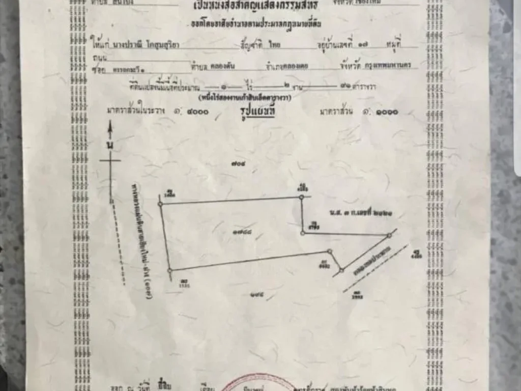 ขายที่ดินติดถนนหลวง107 แม่ริม