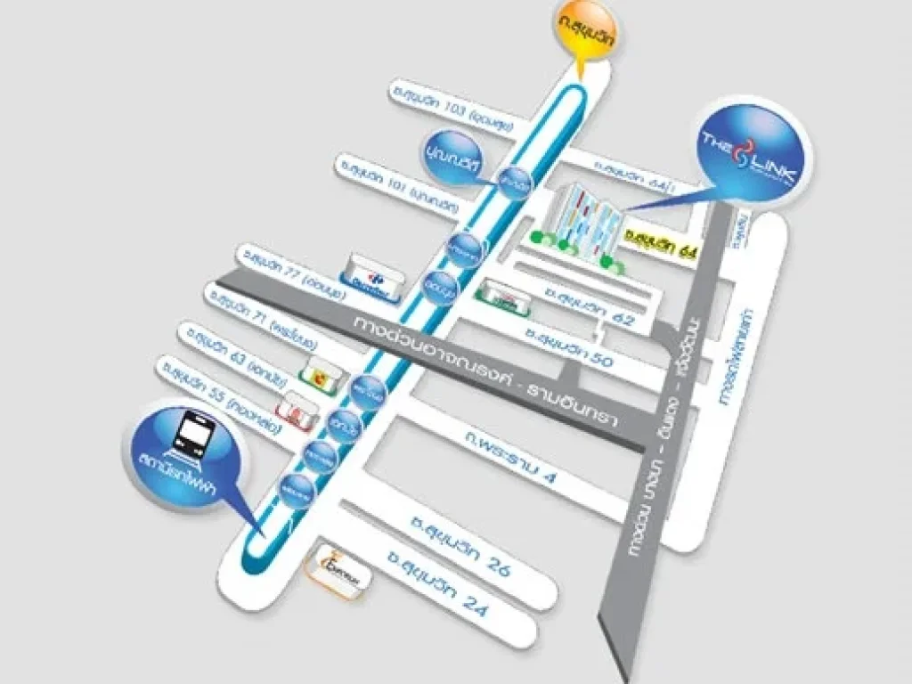 ขายคอนโด The Link Condo ซอยสุขุมวิท 64 ชั้น 8