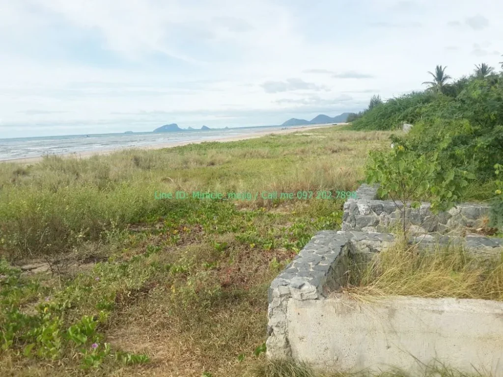 ขายที่ดินสวยติดชายหาดสวย