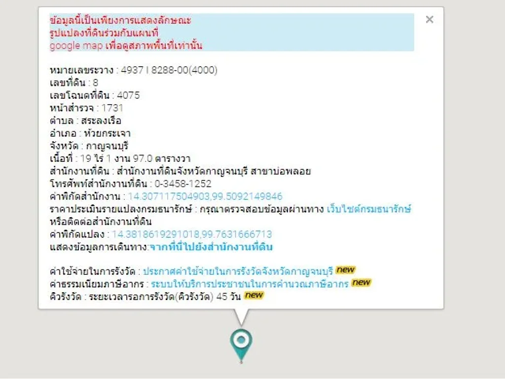 ขายที่ดินกาญจนบุรี 132ไร่