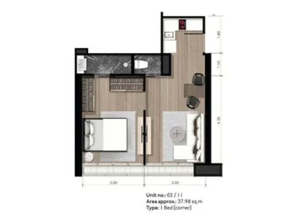 PARK 24 ราคาพิเศษ 73 ML 39 sqm Rare unit ชั้นสูง ไม่บล็อกวิว เจ้าของลดสุดๆ