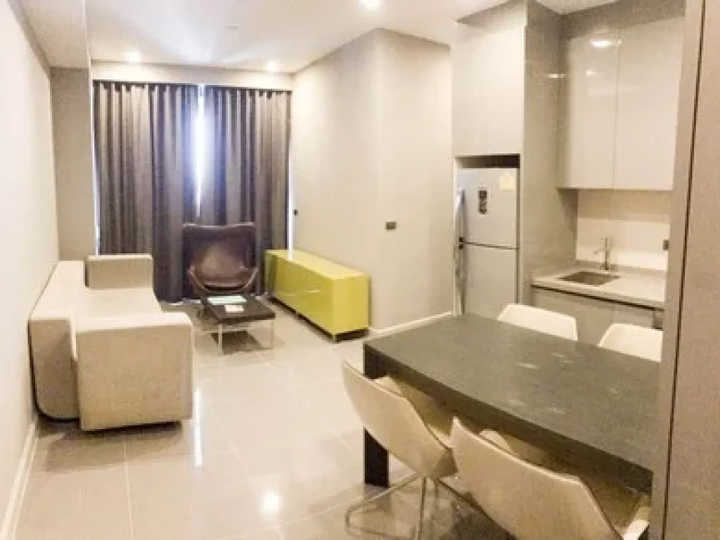 Under Mkt Rental For 2 beds at M-Silom high floor Close to BTS Chongnonsee