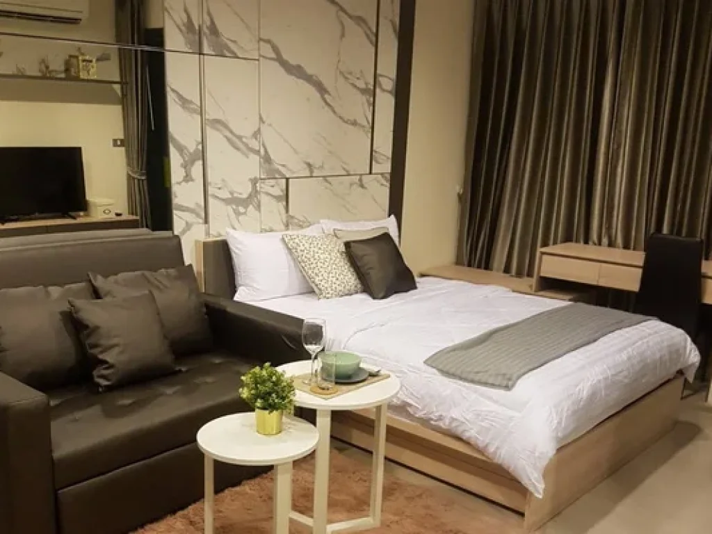 เช่า FOR RENT RHYTHM SUKHUMVIT 36-38 STUDIO 24 Sqm19900 Fully Furnished NEW UNIT High Floor NEAR BTS THONGLOR