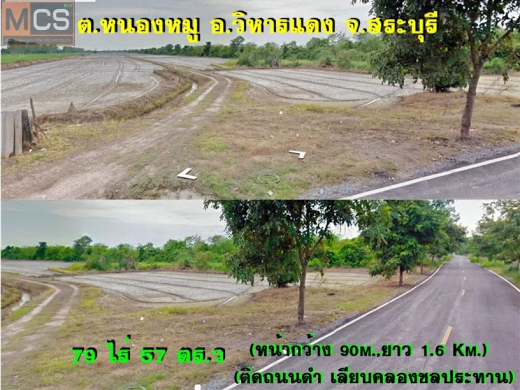 ขายที่ดิน 79 ไร่ เหมาะทำการเกษตร โซล่าฟาร์ม