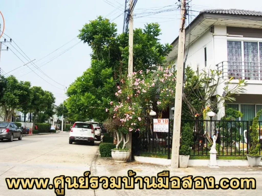 บ้านเดี่ยว 2 ชั้น โครงการพฤกษานารา โรจนะ ซอย 35 หลังริม