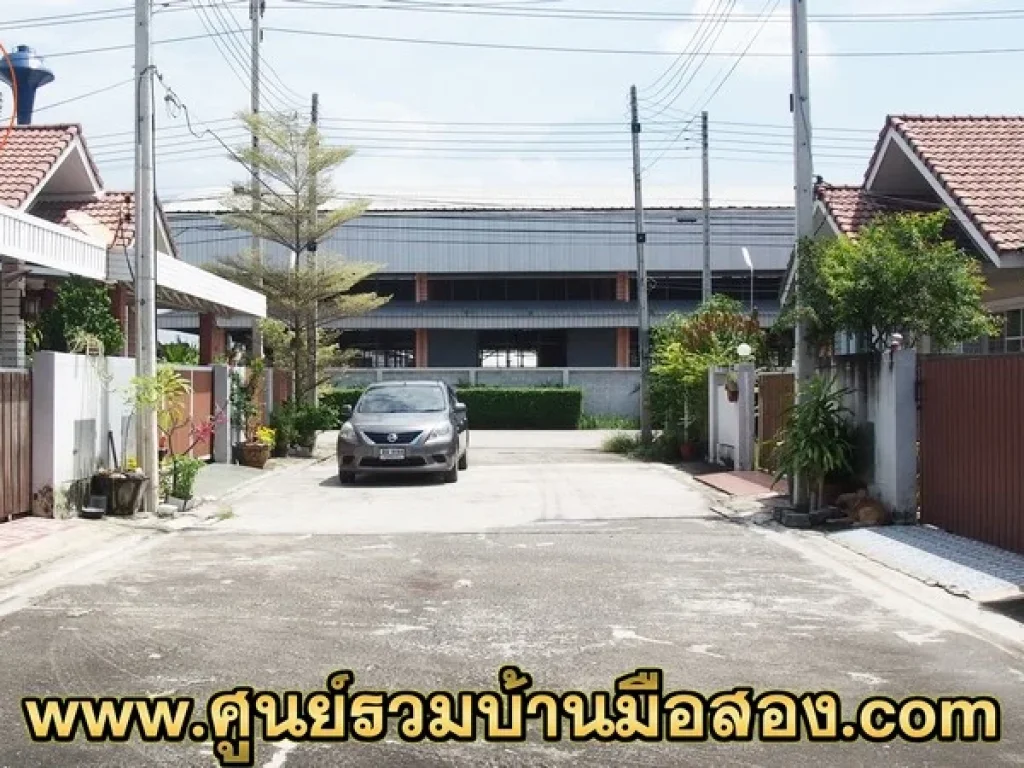 บ้านเดี่ยว 1 ชั้น โครงการเดอะแกรนด์พาร์ค หลังริม ซอย 2 ถนนโรจนะ - บ้านสร้าง