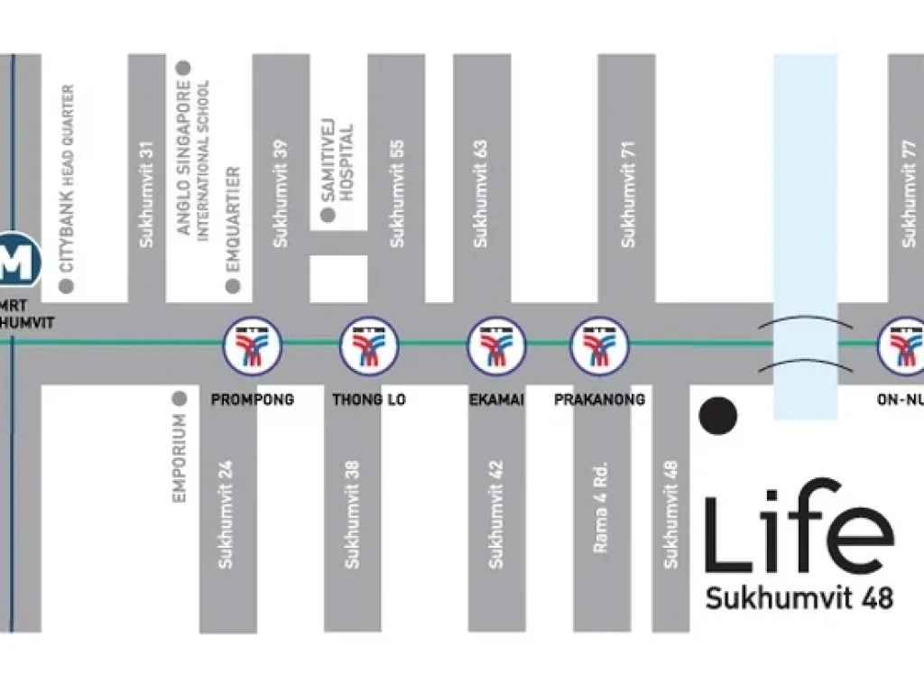 คอนโด Life Sukhumvit 48 ไลฟ์ สุขุมวิท 48 ใกล้ BTS พระโขนง ราคาถูก ห้องสุดหรู วิวสวย ชั้นสูง Life 48